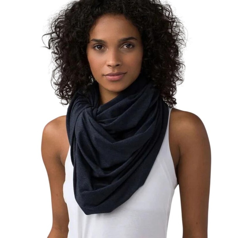 Lululemon Scarf Womens OS Grey Excellent Adjustable Drawstring Infinity